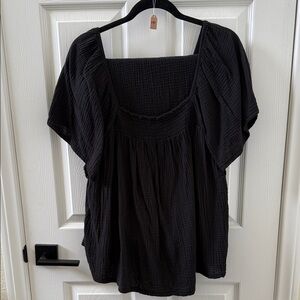 Lounge Set - Black Women's Top & Matching Pants